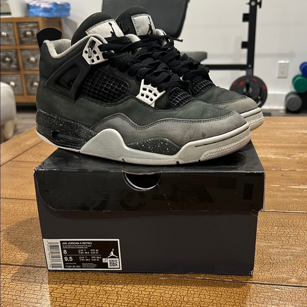 Air Jordan 4 Retro 'Fear' 2024, size 8 men's
